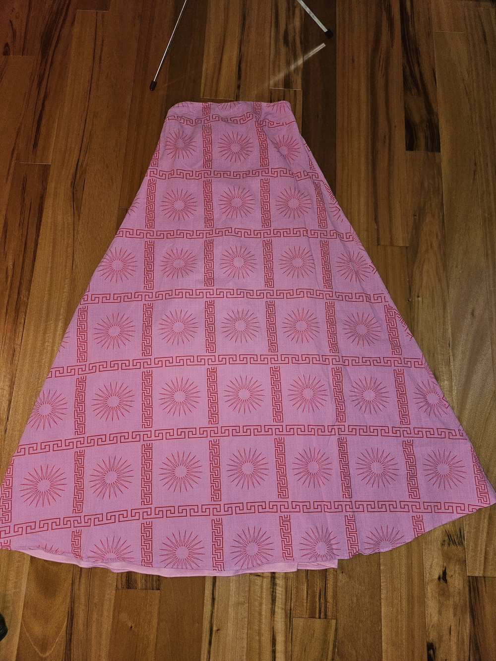 Soph Strapless Women's Maxi Dress In Pink Red Size Xs - Picture 4 of 6